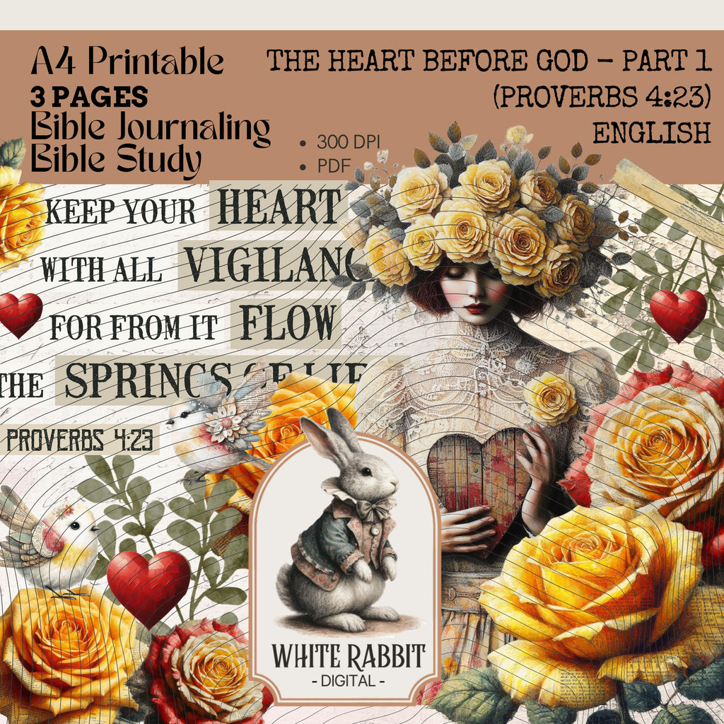 Reformed Christian - Bible Study - The Heart Before God Part 1 - Proverbs 4:23 Printable (PDF)