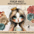 Psalm 46:10 Printable Bible Journaling Verse Kit | Be Still and Know | Instant Download
