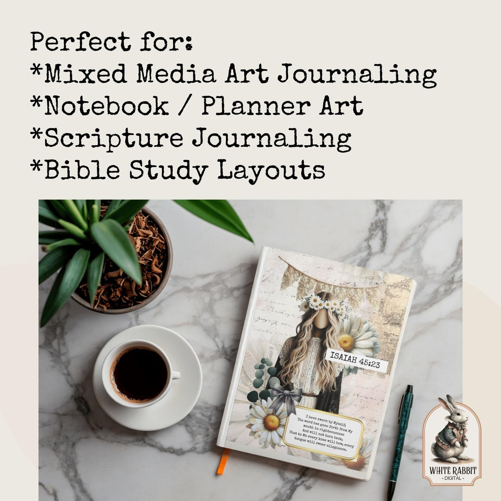 Christian Bible Study and Bible Journaling Kit | Philippians 2:1-11 | Instant Download (PDF)