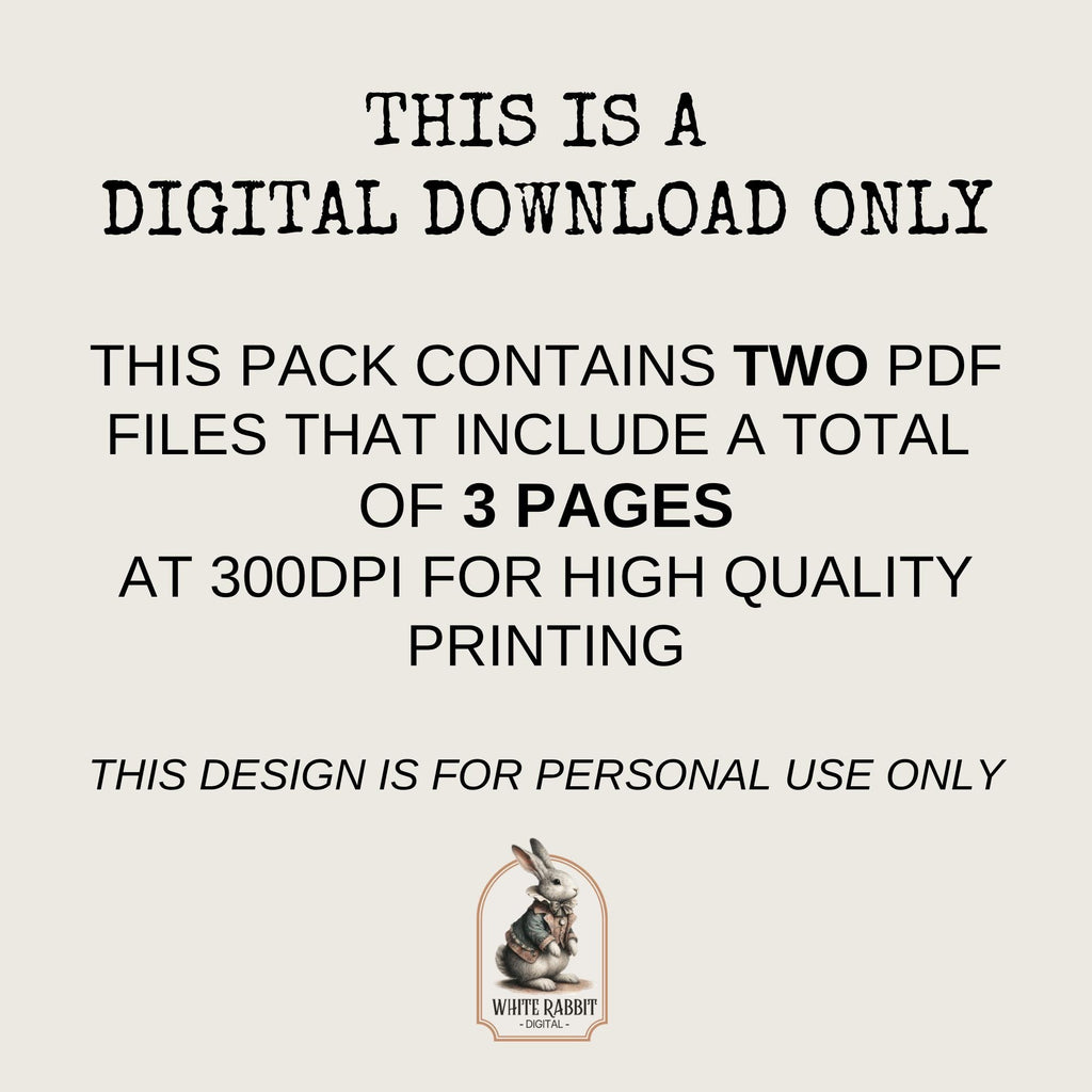 Scripture Cards Kit 3 - Instant Download - Fussy Cut Elements for Mixed Media