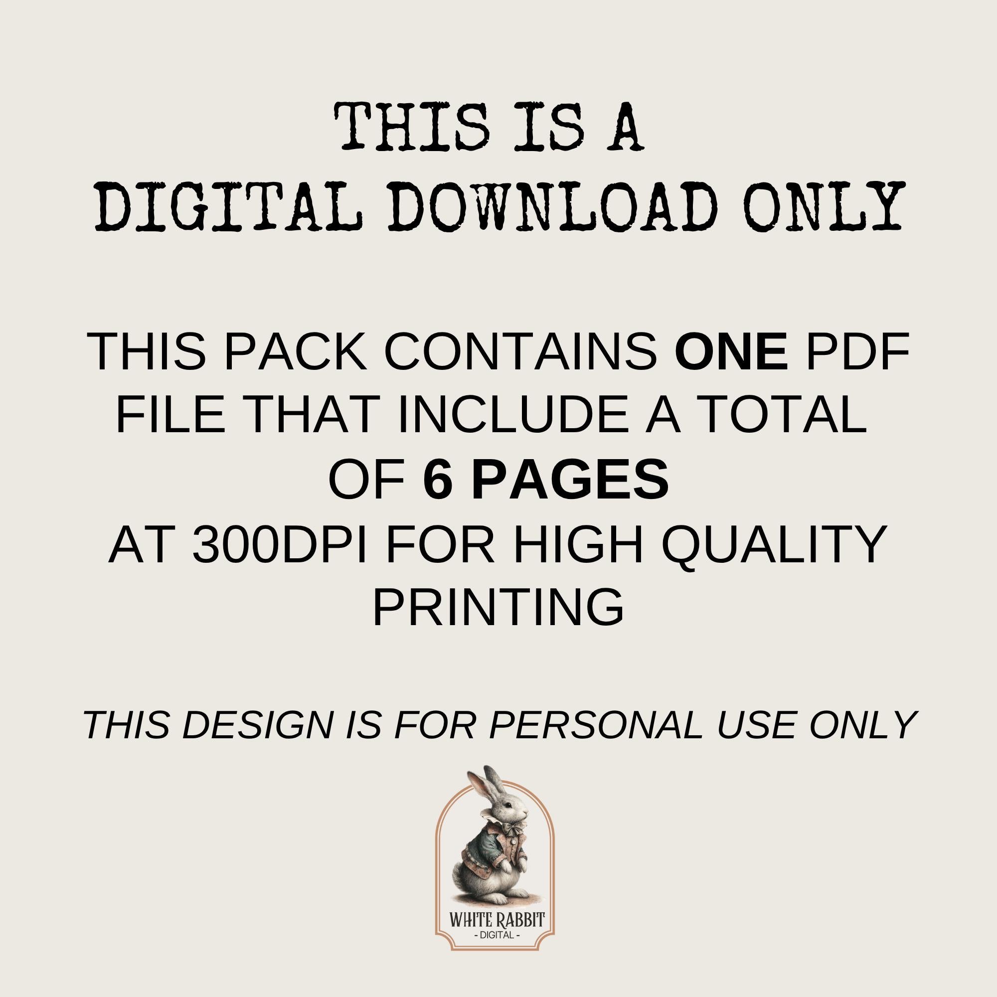 Psalm 13v6 & Psalm 16:1 Bible Journaling Kit, 6 Page Mini Cut Out Book