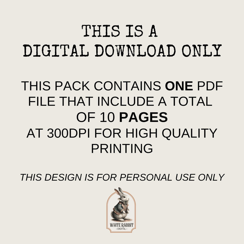 Mini Cut Out Book Instant Download | Bible Journaling Kit | Biblical Contentment | 10 Pages