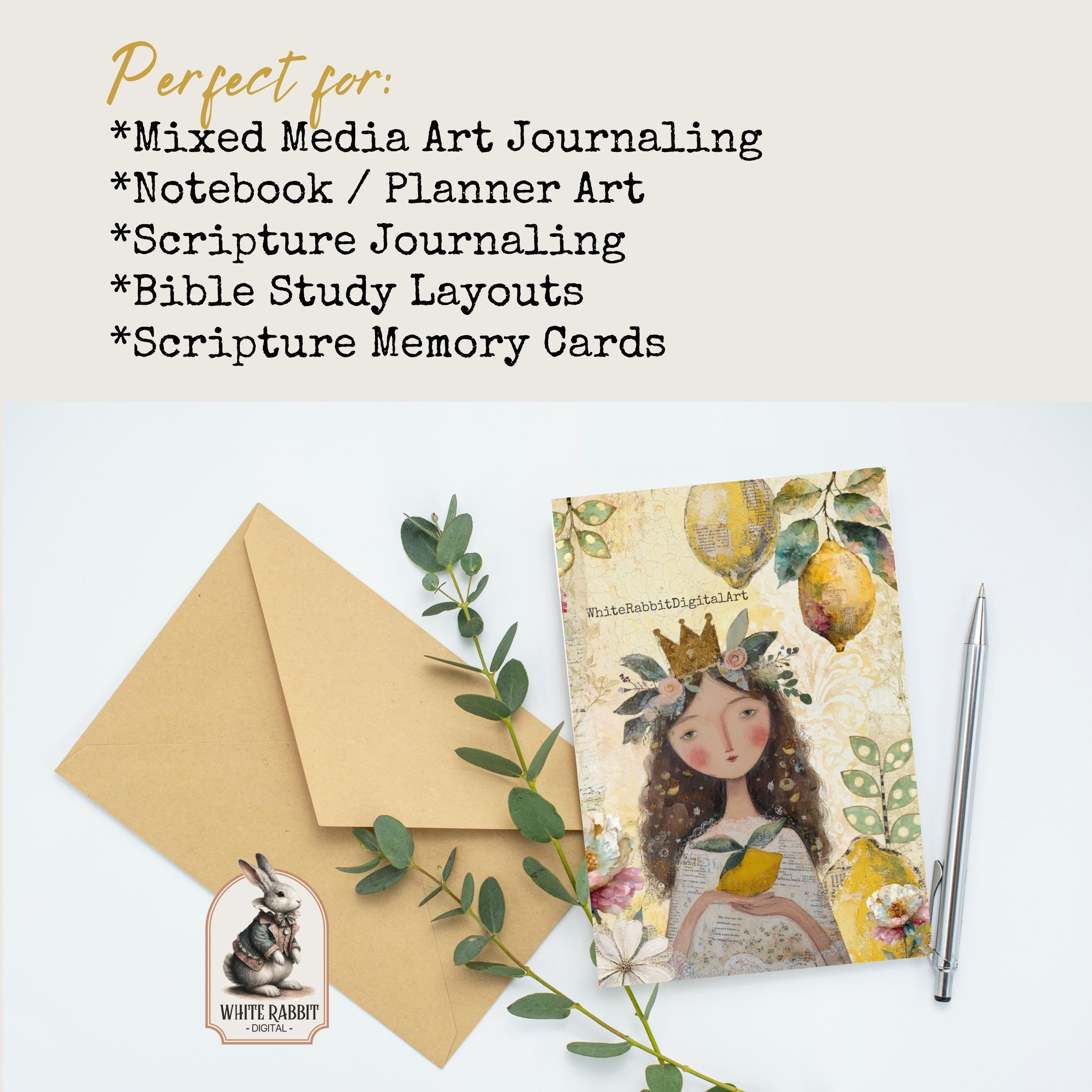 Mini Cut Out Book Instant Download | Bible Journaling Kit | Biblical Contentment | 10 Pages